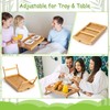 Bed Tray Table Folding Legs with Handles Breakfast Food Tray