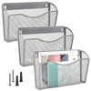 EASEPRES Mesh 3 Pockets File Organizer Hanging File Organizer Vertical