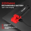 LAIMITTOS Rechargeable Work Light 2200mAh Magnetic LED Work Light Flashlight
