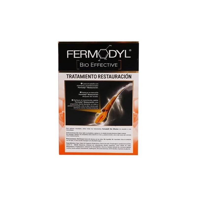 FERMODYL Fortalecimiento Extremo, Tratamiento capilar que refuerza la fibra capilar