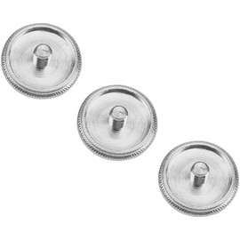 3Pack Yootones Trumpet Valve Finger Buttons Trumpet Key Buttons Caps Replacement Repairing Musical Instruments (Blue)