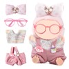 Doll Clothes for 17cm Accessories Doll Clothes Set with Glasses