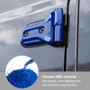 8PCS Door Hinge Cover Trim Accessories for 2018-2024 Jeep Wrangler