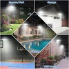 Leddictive 2 Pack LED Flood Lights Outdoor, 3CCT 3000/4000/6000K Selectable