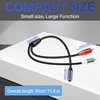 JSADZKJ 3.5mm to 2 RCA Audio Cable 1/8 to 2