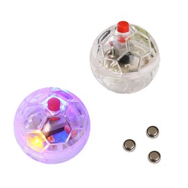 Zickupy 6 Pack Ghost Hunting Cat Balls - Motion Light Up LED Cat Dog Interactive Toys for Activity, Exercise, Interaction