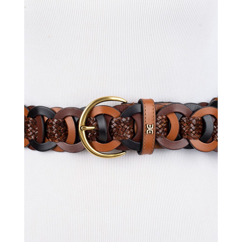 Sam Edelman 38 MM LINK WOVEN BELT