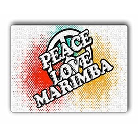 Makoroni -Peace Love Marimba - Jigsaw Puzzle 252 pcs, DesP91