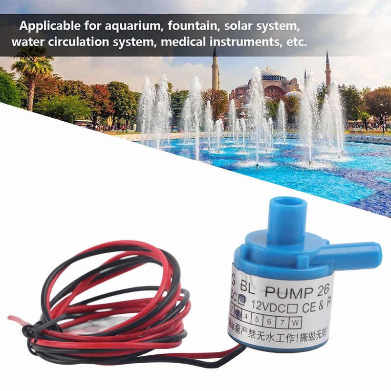 Mini Food Grade Brushless Water Pump 6V DC 3W for