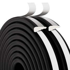 Weather Stripping Door Seal, 196 inch*3 Pack Wedge Window Seal Strip, Soundproofing,Strong Adhesive,Lightproof,Noise-Reduction,Weatherproof Foam Tape Insulation for Sliding Door, Door Frame