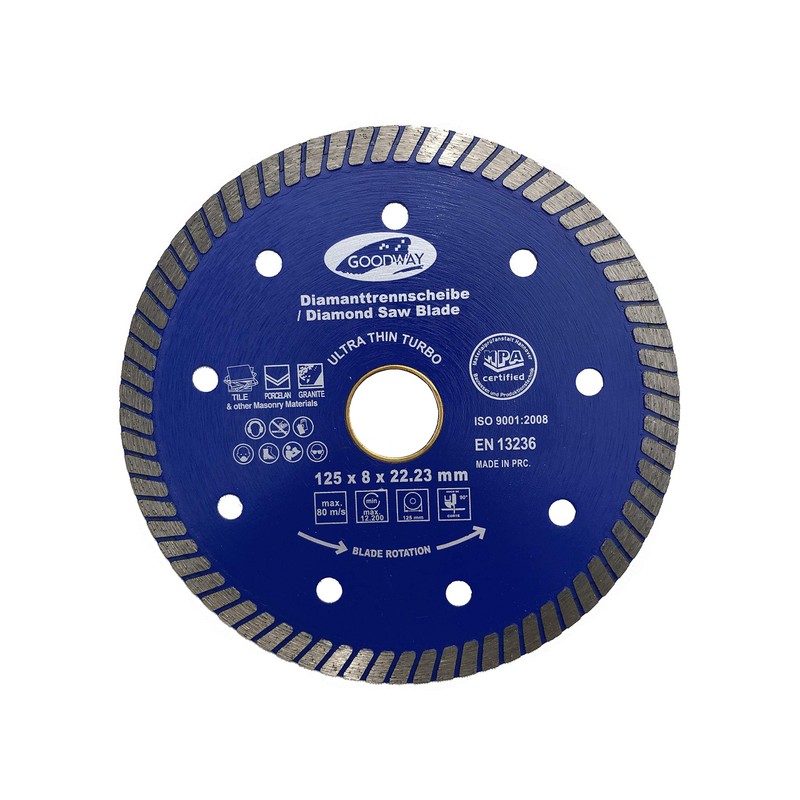 Professional Diamond Cutting Disc Ultra Thin Diameter 125 mm x