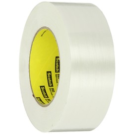 Scotch Filament Tape 893, Clear, 48 mm x 55 m, 6 mil, Opaque, 2 In (893-48MMX55M)