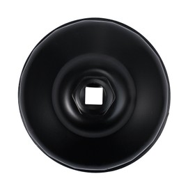 Bohaner 86mm 16 Flute Oil Filter Wrench Cup Socket Type Removal Tool, Oil Filter Housing Cap Removal Tool for N54 N55 N52 Engines (Black)