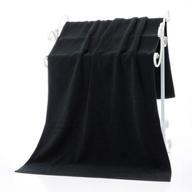 AIMALL Microfiber Towel 35x75cm Black, Multi-Purpose Gym, Sport, Travel, Camping, Swimming, Quick-Drying, Lint-Free, Absorbent, Lightweight Microfibre Towel