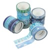 NUOBESTY 19rolls -Themed Washi Tape for Scrapbooking and Crafts Foil
