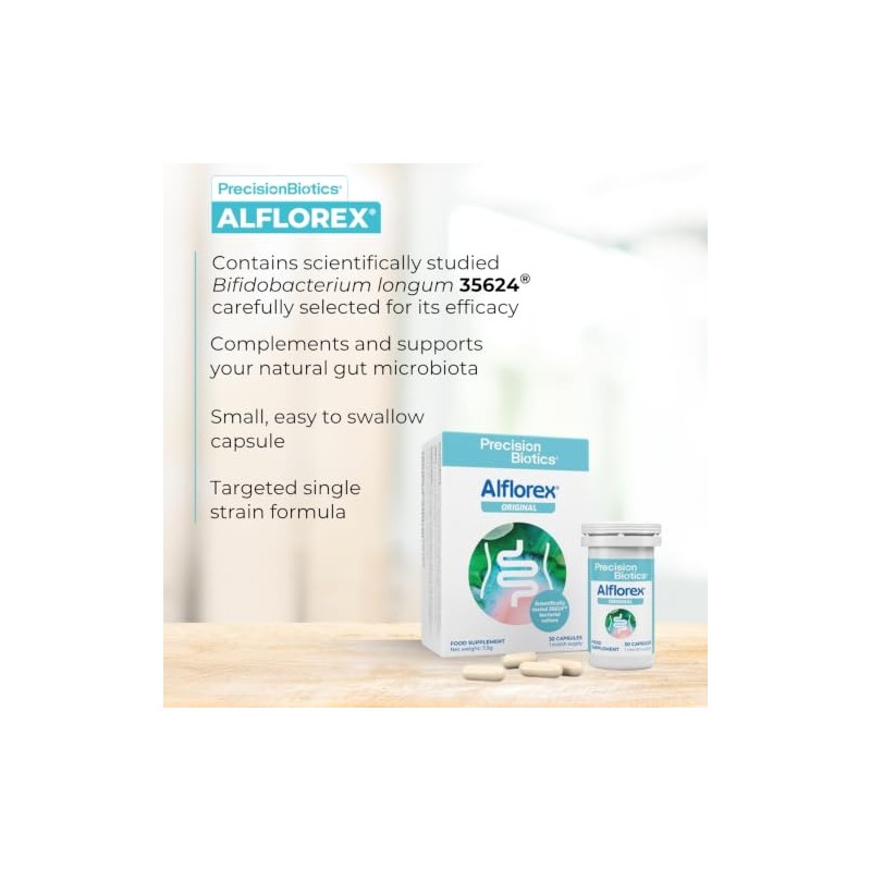 Alflorex Original - Daily Gut Health Supplement - Contains Bifidobacterium