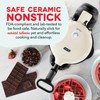 DASH Flip Belgian Waffle Maker With Ceramic Coating for Individual