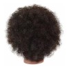 FUAI Maniqui Cabeza Cabello Natural Negro 22 Cm Fuai