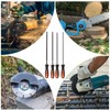 Mumjooyi 4 Pieces File for Chainsaw with Handle and File