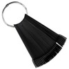 Beauticom® 50 Piece Plastic False Nail Tip Sticks Chart Fan