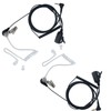 Sarcia 1 Pin 2.5mm Earpiece Headset with PTT Mic for