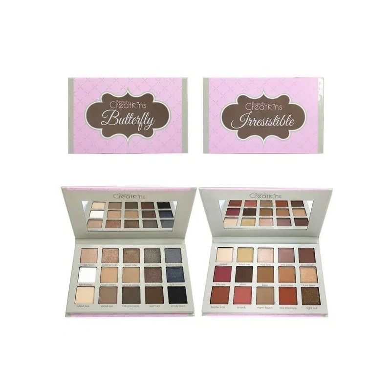 Paleta De Sombras Irresistible Y Butterfly Beauty Creations Variado