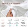 Pizuna 100% Cotton Single Flat Sheet White, 400 Thread Count