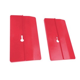 Uadme Drywall Installation Tool, 2 Pieces Plasterboard Tool, Plasterboard Fixing Tools, Supports Board in Place, 15 x 8.5 cm, Red