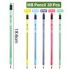 Magrimaxio Pack of 30 HB Pencils, Wooden Pencils Set, Pencil