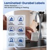 6X TZe 12mm 0.47 Laminated White Tape Compatible for Brother