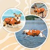 DENTRUN Dog Life Jacket for Large Dogs, Ripstop Adjustable Swim