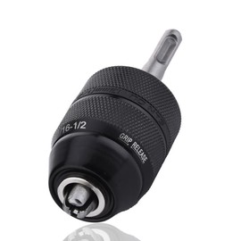 Moyata 2-13 mm Drill Chuck Adapter, Keyless Drill Chuck, 3 Jaw Chuck, Quick Change Conversion, Drill Chuck Quick Release with SDS Plus Adapter, Cordless Angle Drill, Electric Hand Tools Accessories