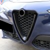carpart2021 Carbon Fiber ABS Front V Shape Grille Trim Fit