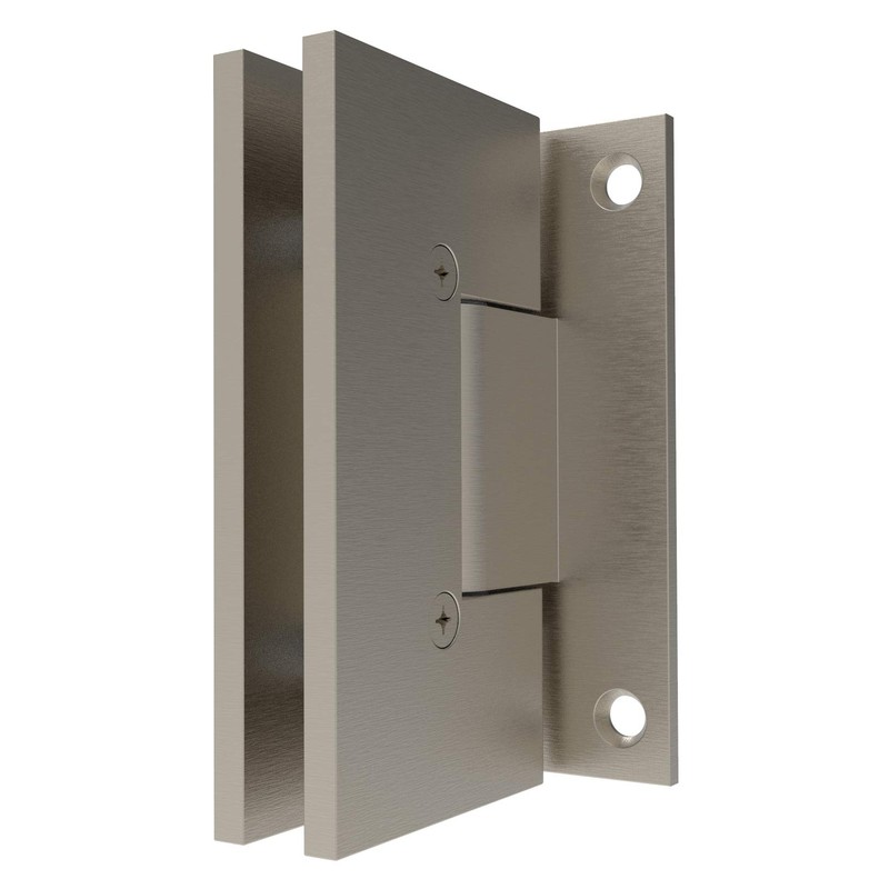 CRL Vienna 037 Series Brushed Nickel Wall Mount Shower Door