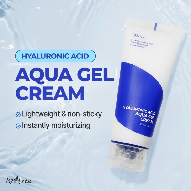 Crema De Gel Aqua Ácido Hialurónico 100 Ml Hidratante Piel