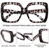 OCCI CHIARI Oversized Reading Glasses 1.75 Women Designer Large Frame