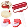 Qixuer Pastry Wheel Cutter, Pastry Lattice Roller Cutter 3 pcs