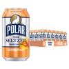 Polar Seltzer Water Georgia Peach, 12 fl oz cans, 18