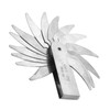 Stainless Steel Radius Fillet Gauge External Internal Concave Convex Measuring
