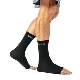DFND Unisex Active Ax Compression Ankle Sleeve - Black - Medium