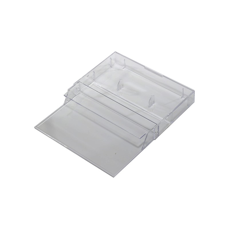Oval Multimedia Cassette Tape Storage Standard Plastic Case 1 Clear