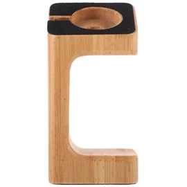 COHEALI 3 pcs Bamboo Charging Stand for Smart Watch Lightweight and Durable Watch Holder with Natural Grain Elegant Display for