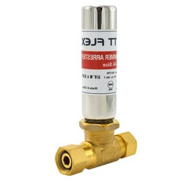 TT FLEX Stainless Steel Water Hammer Arrestor 3/8" male compression and 3/8" female compression For For Dishwasher and Toilet Stop Hammering Reduce Banging
