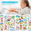 Zayvor 132 Piece Kids Temporary Tattoos, Hawaiian Luau & Tropical
