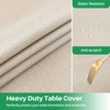 WenYa PVC Table Cloth Wipe Clean Tablecloth Wipeable Plastic Tablecloths,