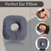 coceyese Ear Piercing Pillow for Side Sleepers with Ear Hole,
