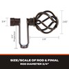 Sun Zero SN45043 Cage Open Work Ball End Blackout Room