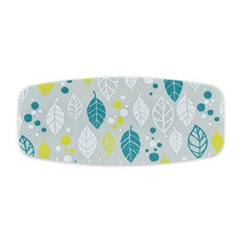 TATSU-CRAFT Nordic Style Yuzen Washi Washi Towel Tray, Four Seasons, Series, Winter Leaf, Gray, Dishwasher Safe, Hot Towel Tray, Stylish, Plastic, Western-style Japanese Style, Modern Scandinavian