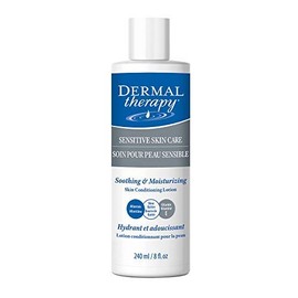 Dermal Therapy Sensitive Skin Lotion - Calming, Non-Irritating Lotion with 15% Allantoin, 10% Shea Butter, Vitamin E - Soothing Relief for Dry, Itchy, Eczema-Prone Skin - 8 fl oz / 240 ml