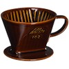 Carita Ceramic Coffee Dripper 102-Roto Brown (50205)